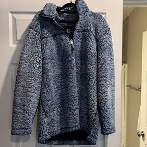 Cozy Blue Sherpa Fleece Jacket